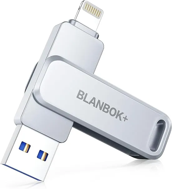Flash Drive 256GB for iPhone USB Memory Stick Thumb Drives High Speed USB Stick, Photo Stick External Storage for iPhone/iPad/Android/PC