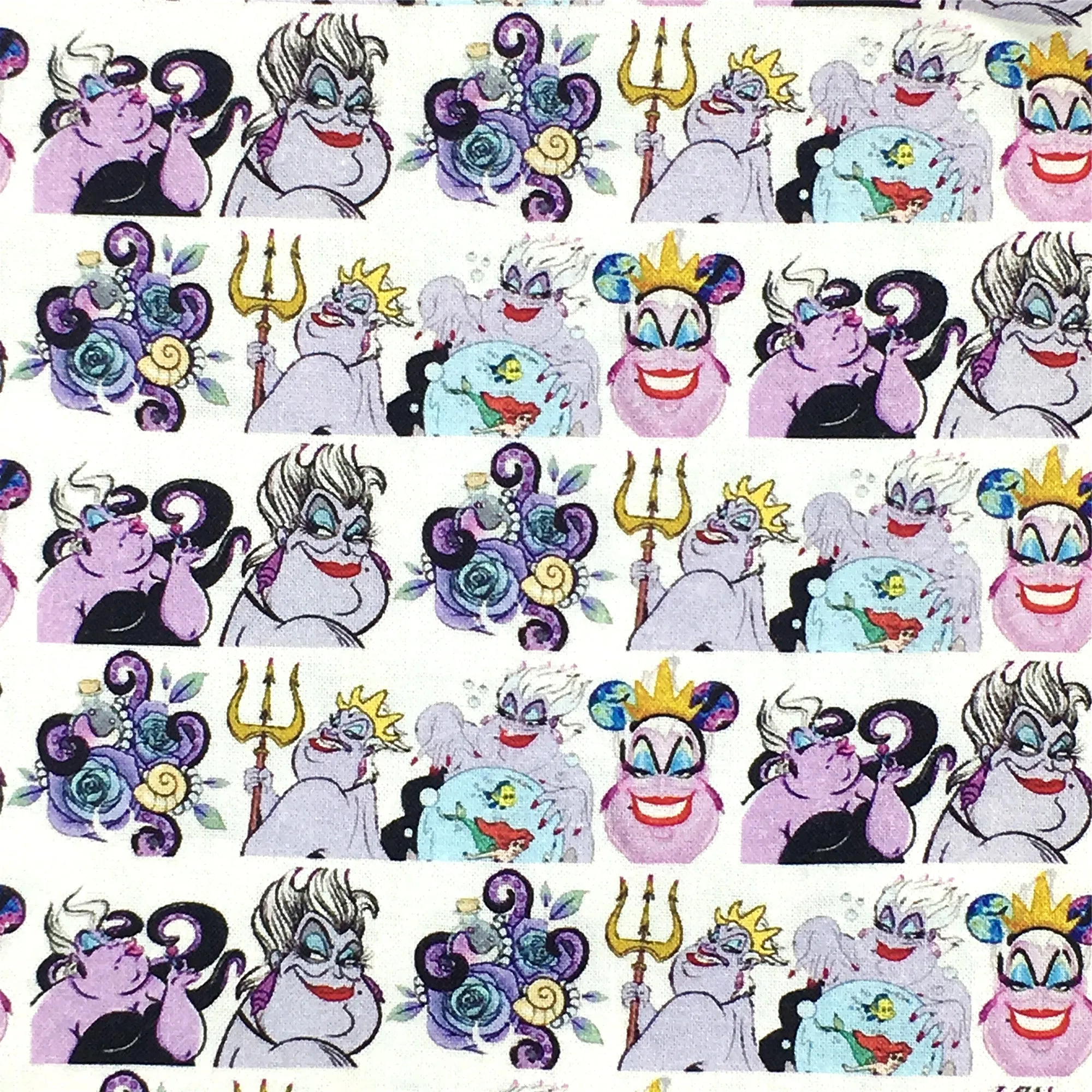 flower floral plant fish printed fabric