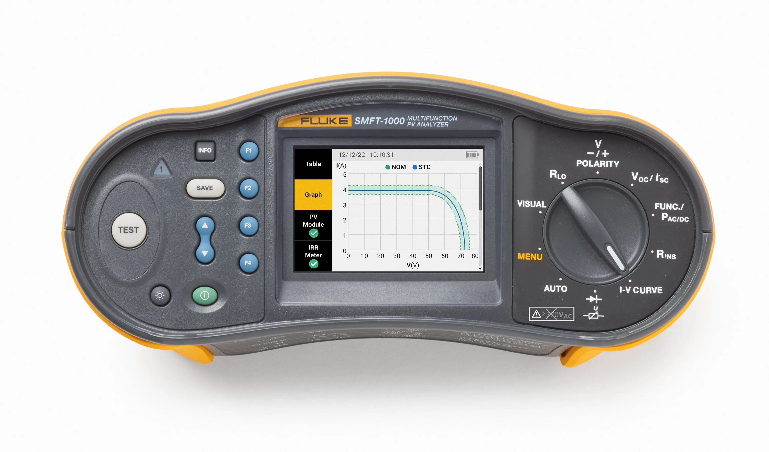 Fluke SMFT-1000 Solar Tools Kit: Fluke Multifunction PV Tester and Performance Analyzer, I-V Curve Tracer