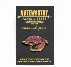 Fly Fishing Enamel Pin