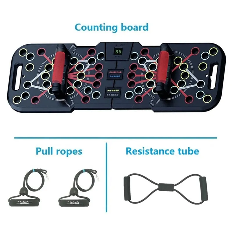 Foldable Counting Echelon Push Up Board