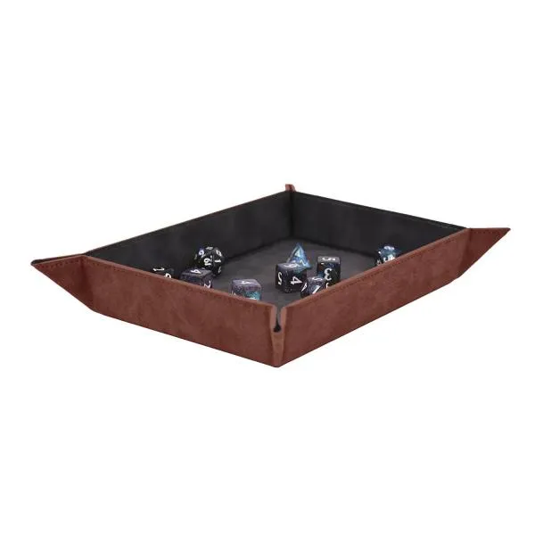 Foldable Dice Rolling Tray - Ruby