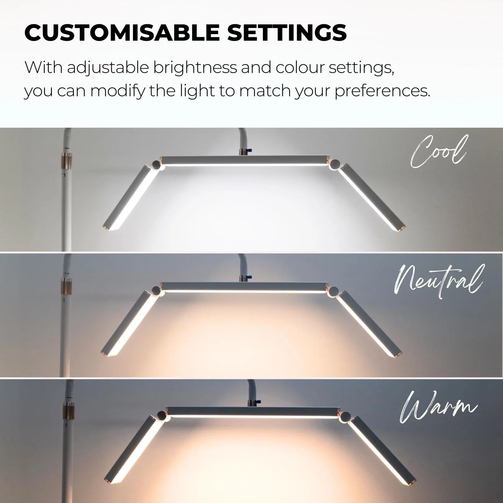 Foldable LED Lash Light