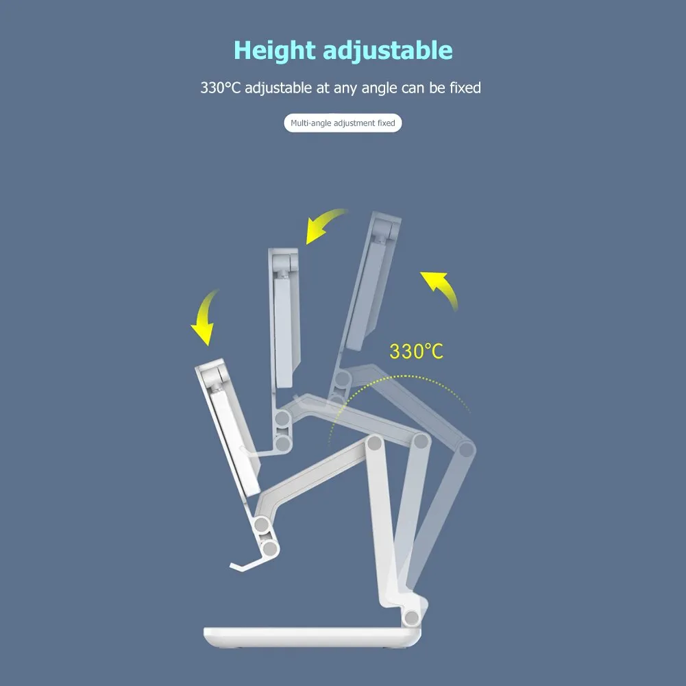Foldable Phone Light Fan Holder – Black F6