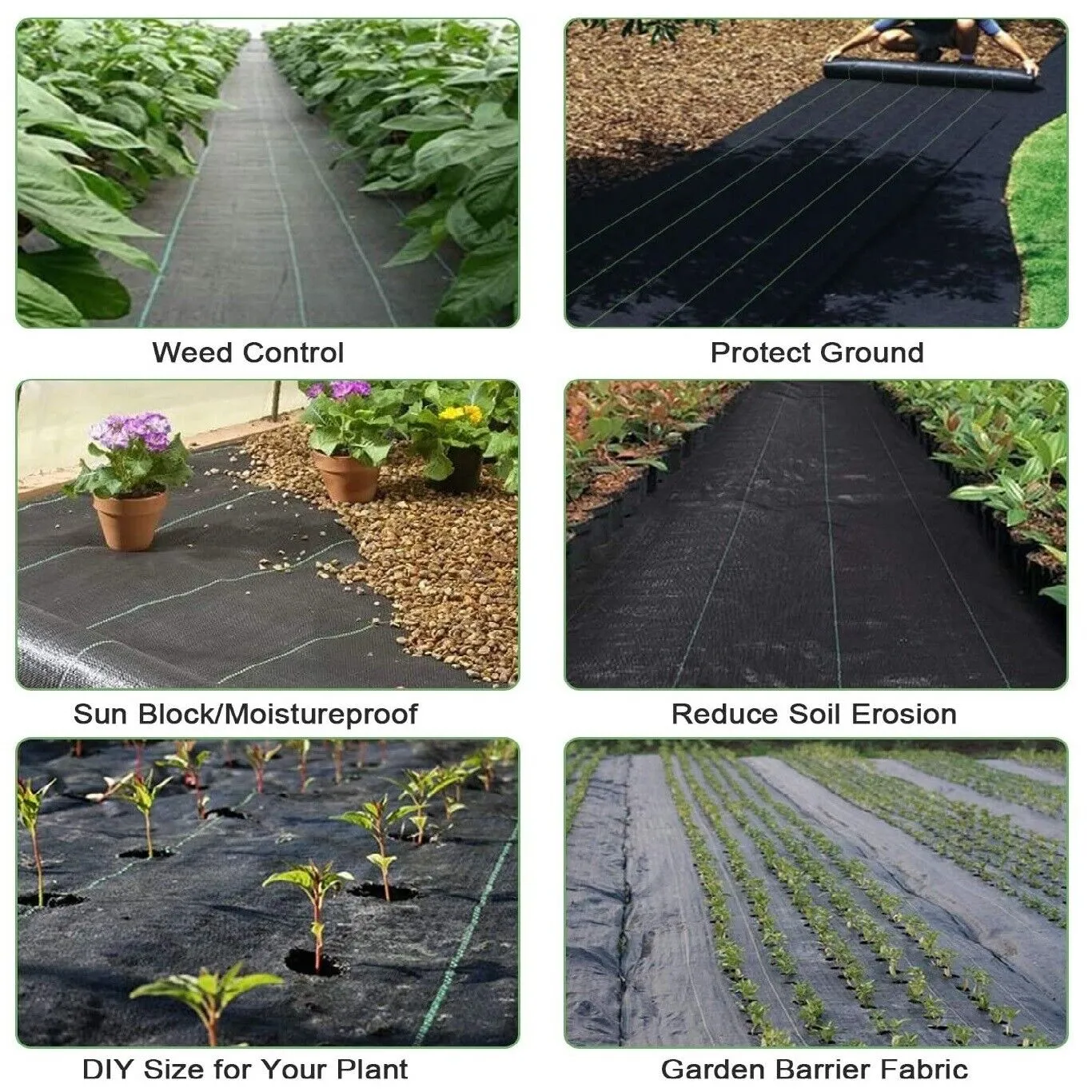 Foldable Weed Control Fabric