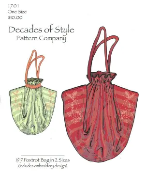 Foxtrot Bag 1917 Sewing Pattern