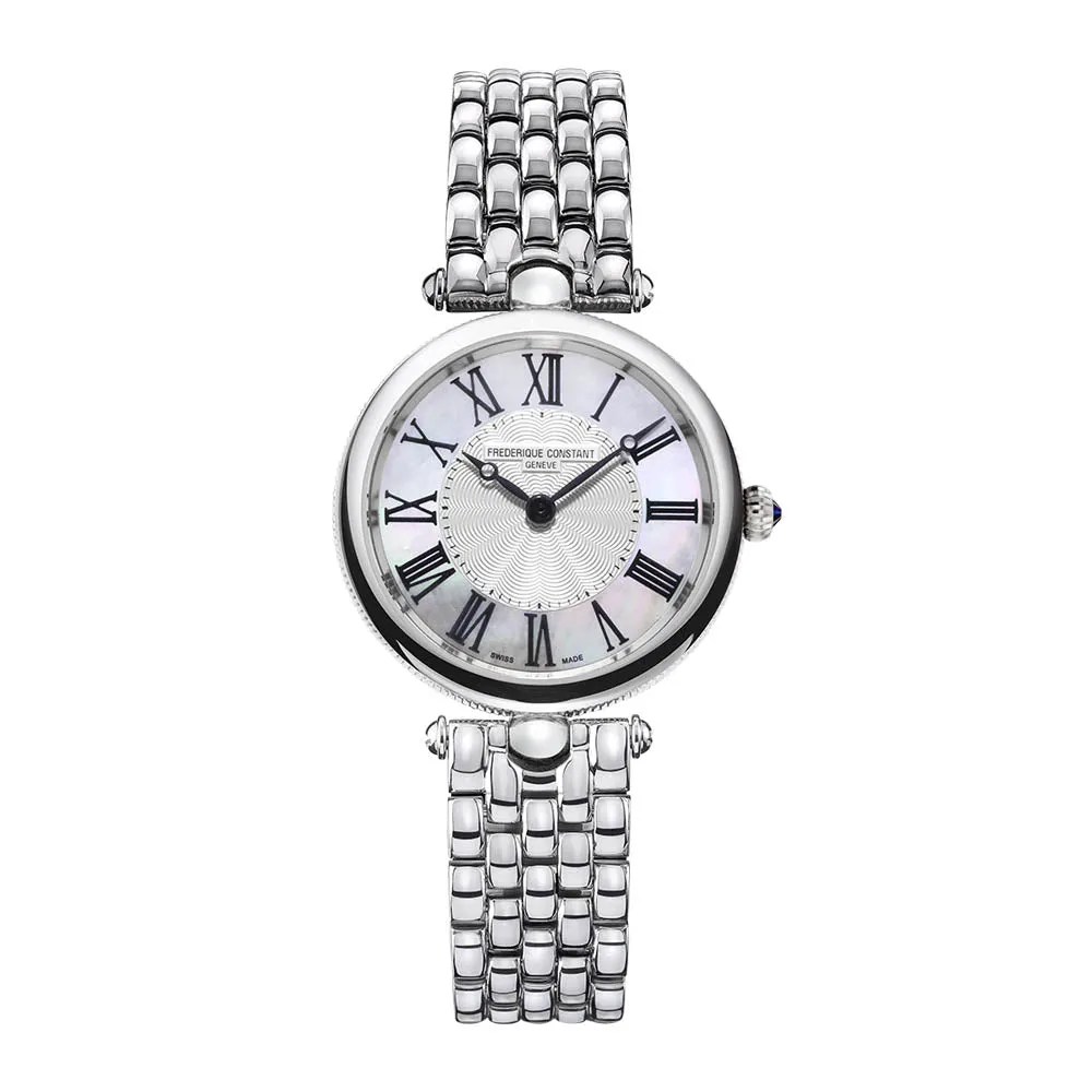 Frederique Constant Women's Watch Silver Tone Case Silver Dial Quartz Watch