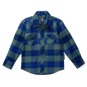 Freemont Knuckleheads Long Sleeve Plaid Rockabilly Shirt