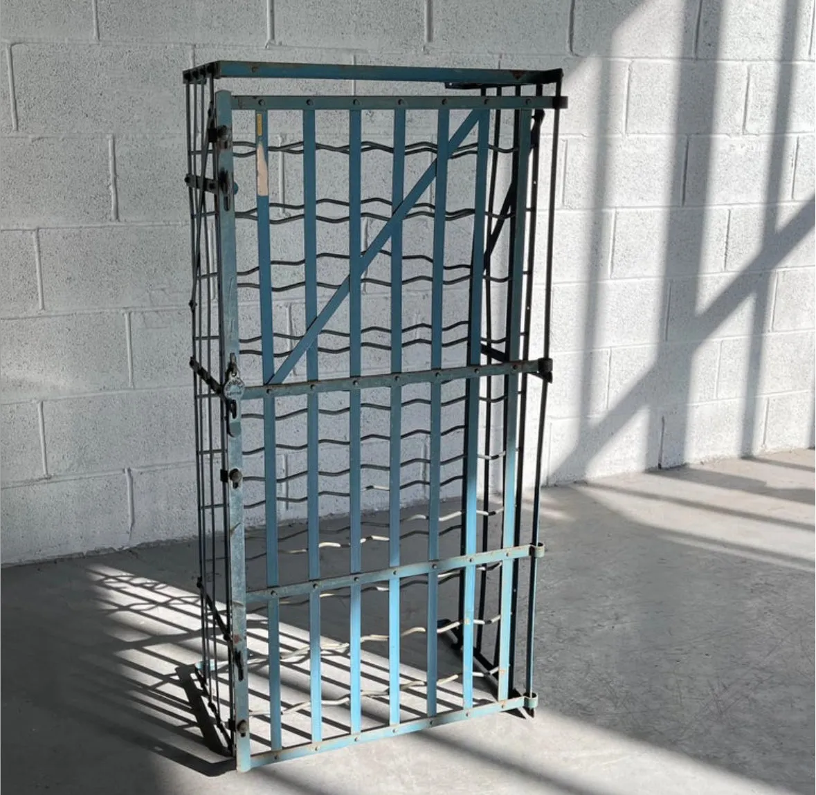 French Industrial 50 Bottle Wine Rack by Rigidex