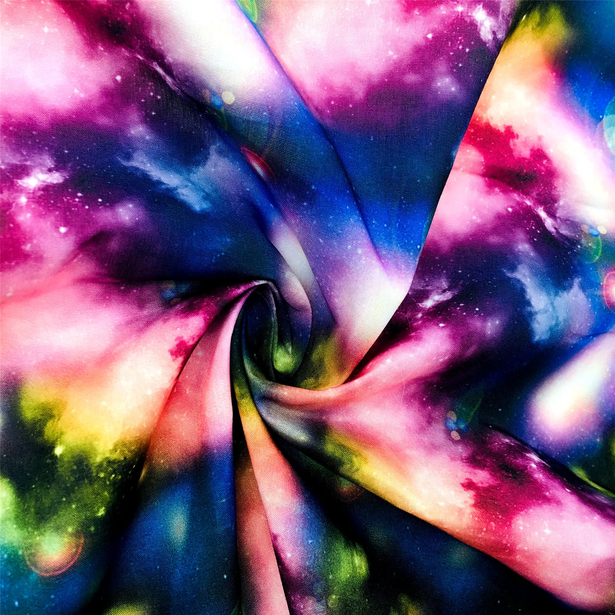 Galaxy Theme Printed Fabric