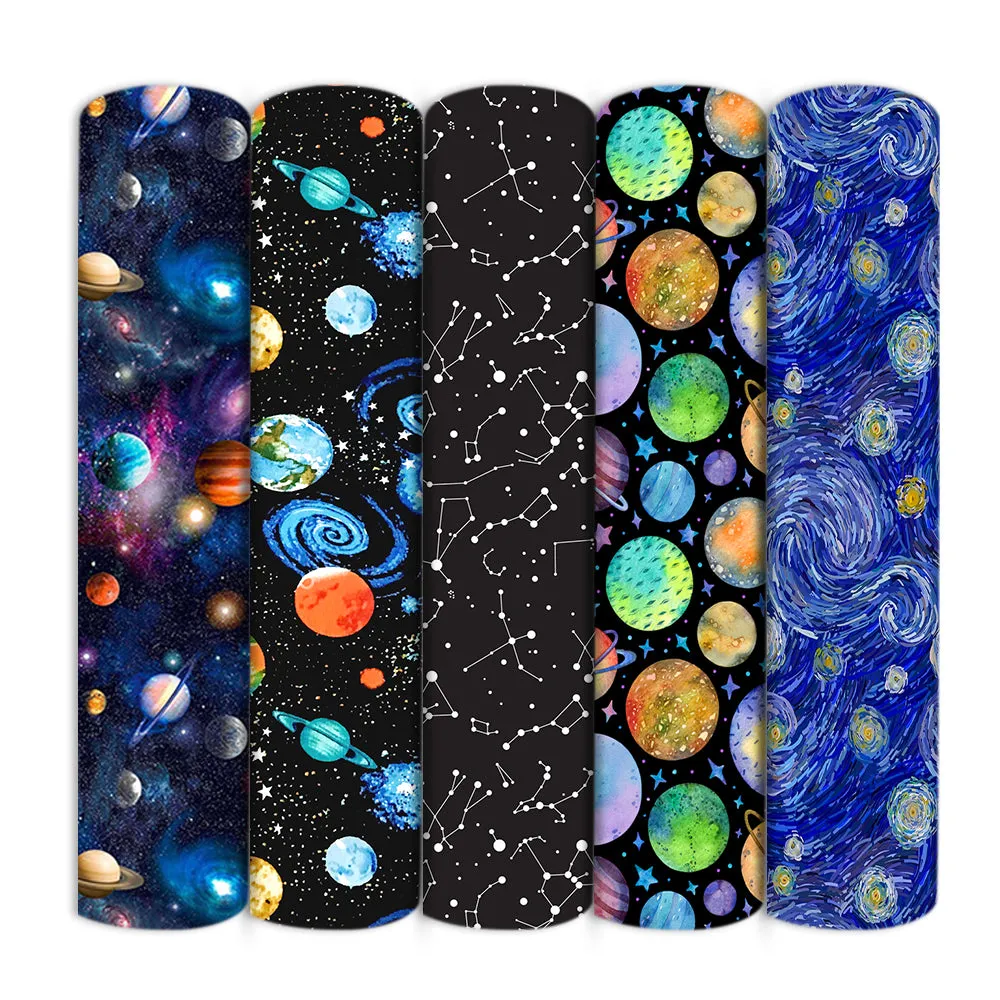 Galaxy Theme Printed Fabric