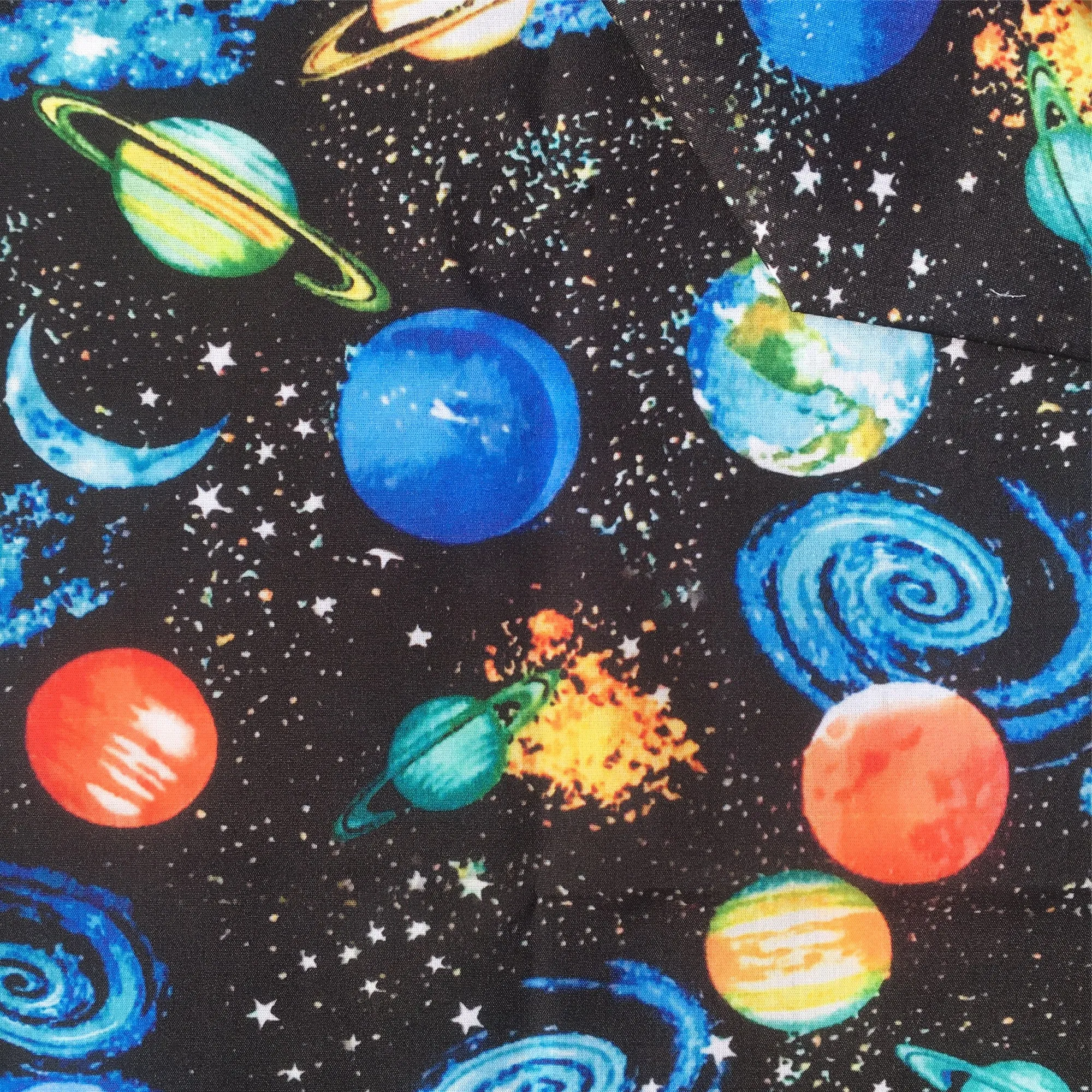 Galaxy Theme Printed Fabric