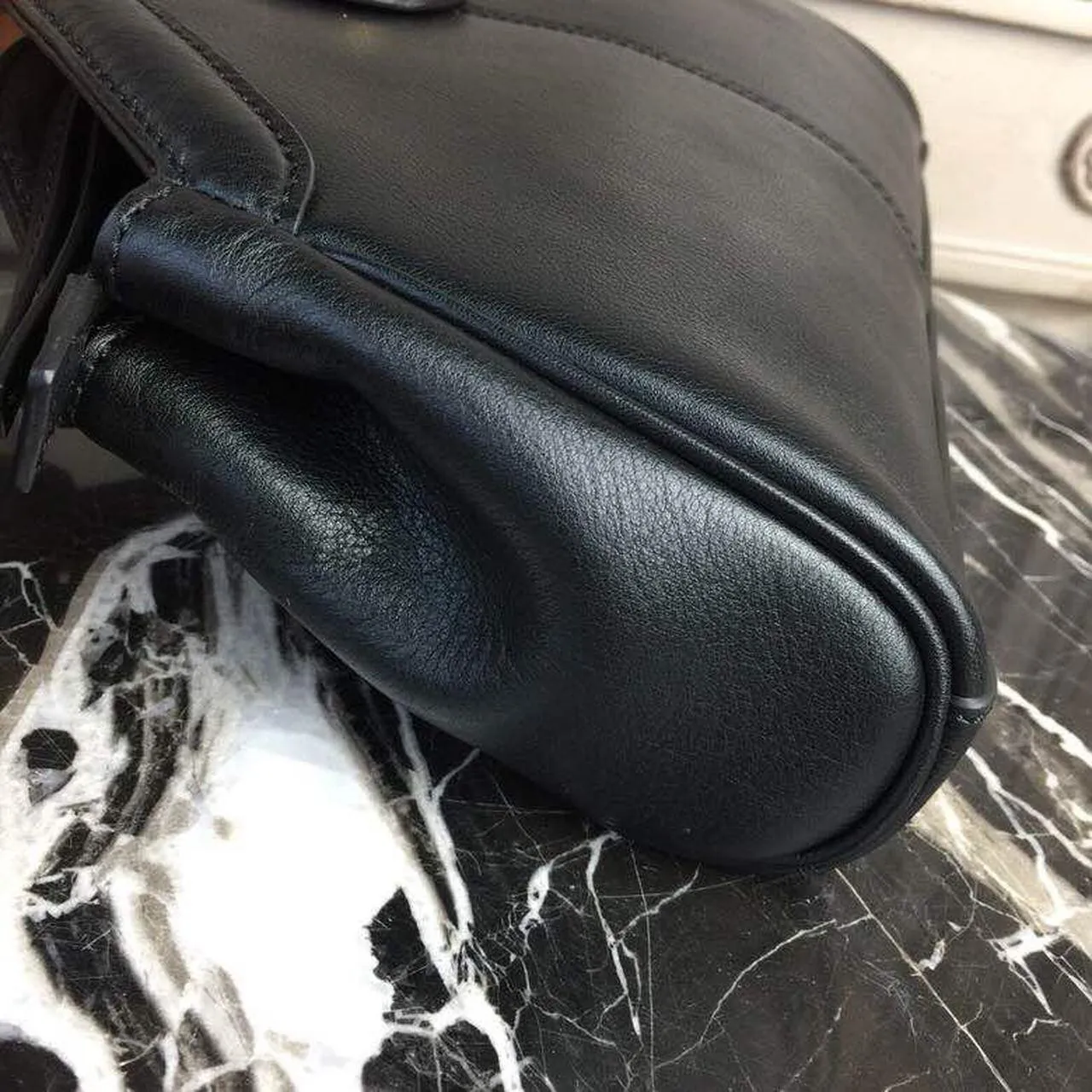 gg RE(BELLE) Medium Top Handle Bag Black For Women 10.7in/27cm gg