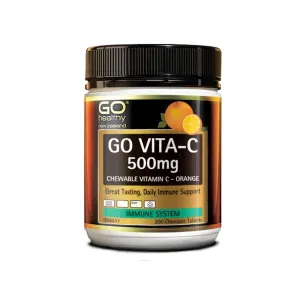 Go Healthy Vita-C 500mg Orange 200 Chew