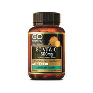 Go Vita-C 500mg Orange  50 chewable tablets