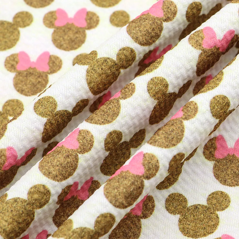 gold series printed fabric