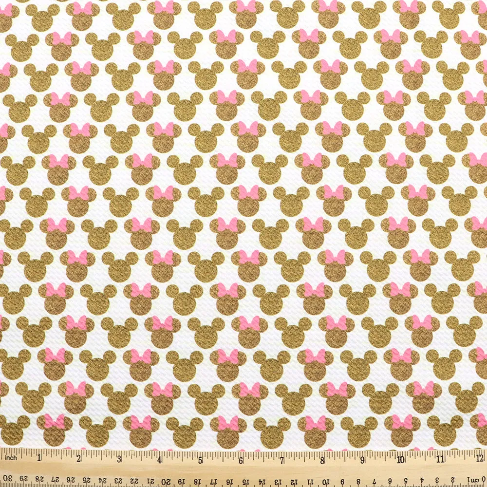 gold series printed fabric