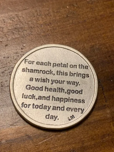 GOOD LUCK SHAMROCK COIN
