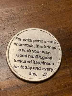 GOOD LUCK SHAMROCK COIN
