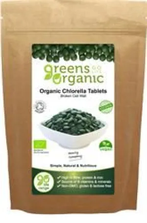 Greens Organic | Organic Chlorella 120 Tablets | 120 tablet
