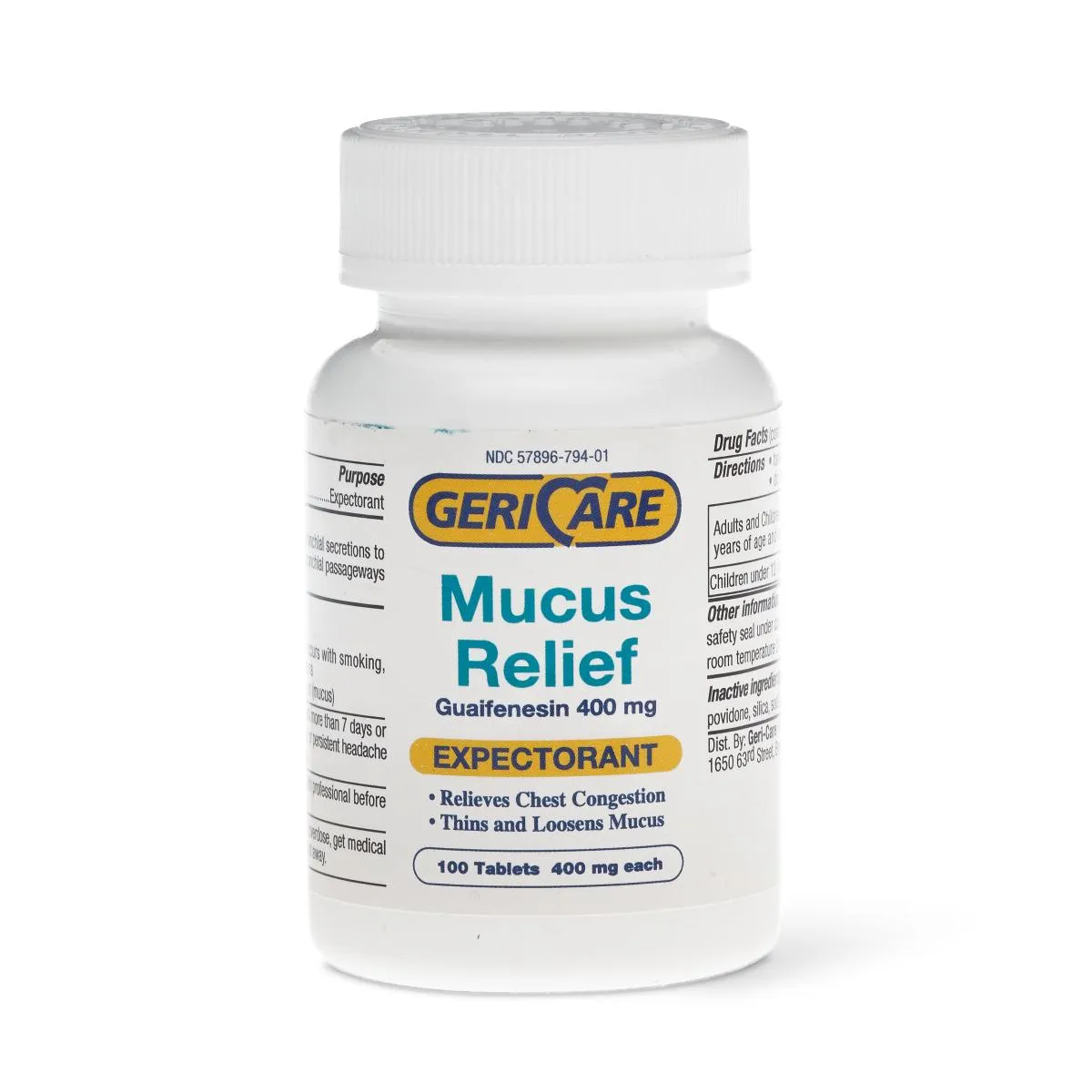 Guaifenesin Tablets, Each