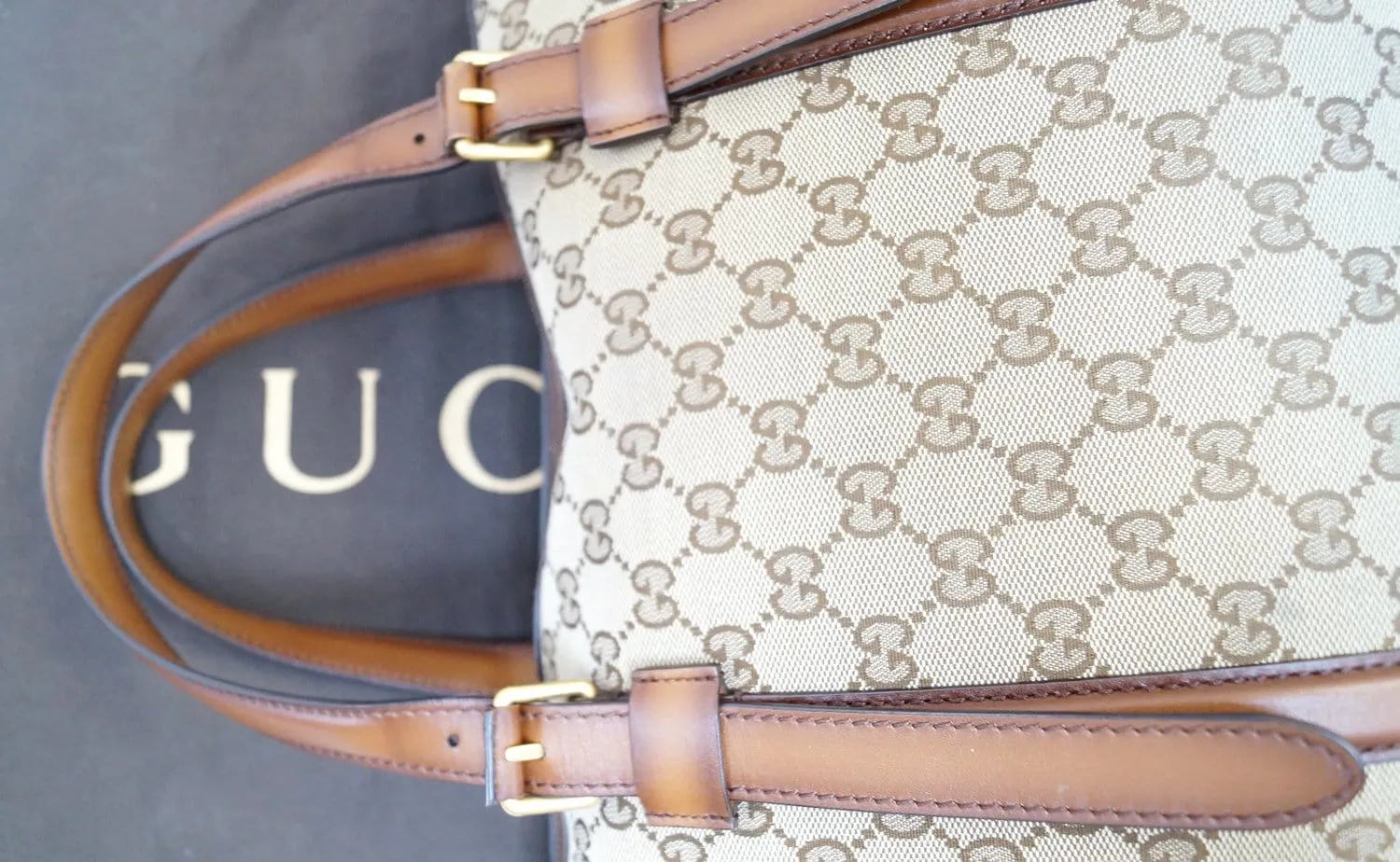 GUCCI Lady Web Original GG Canvas Boston Bag 381044