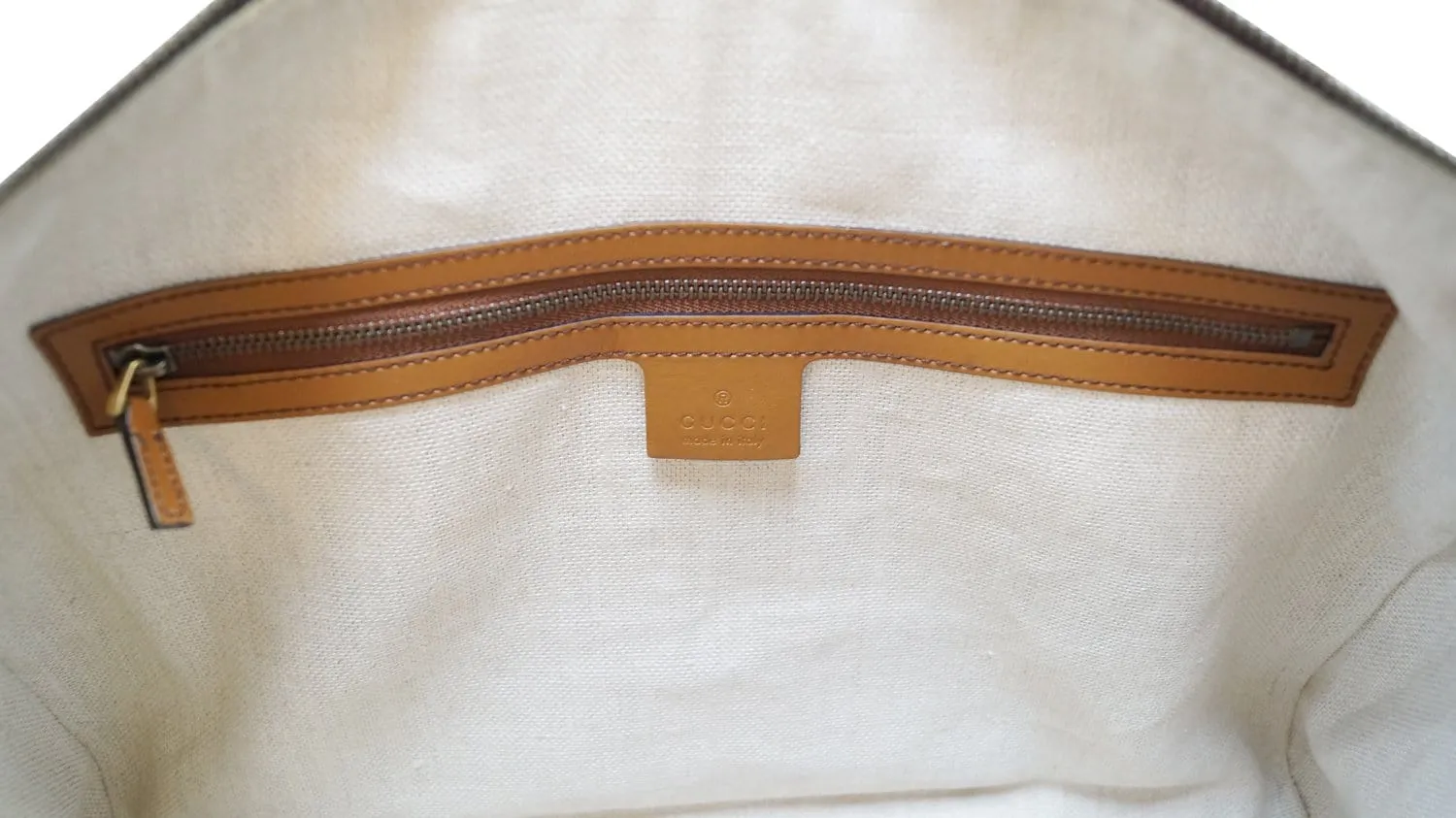 GUCCI Lady Web Original GG Canvas Boston Bag 381044