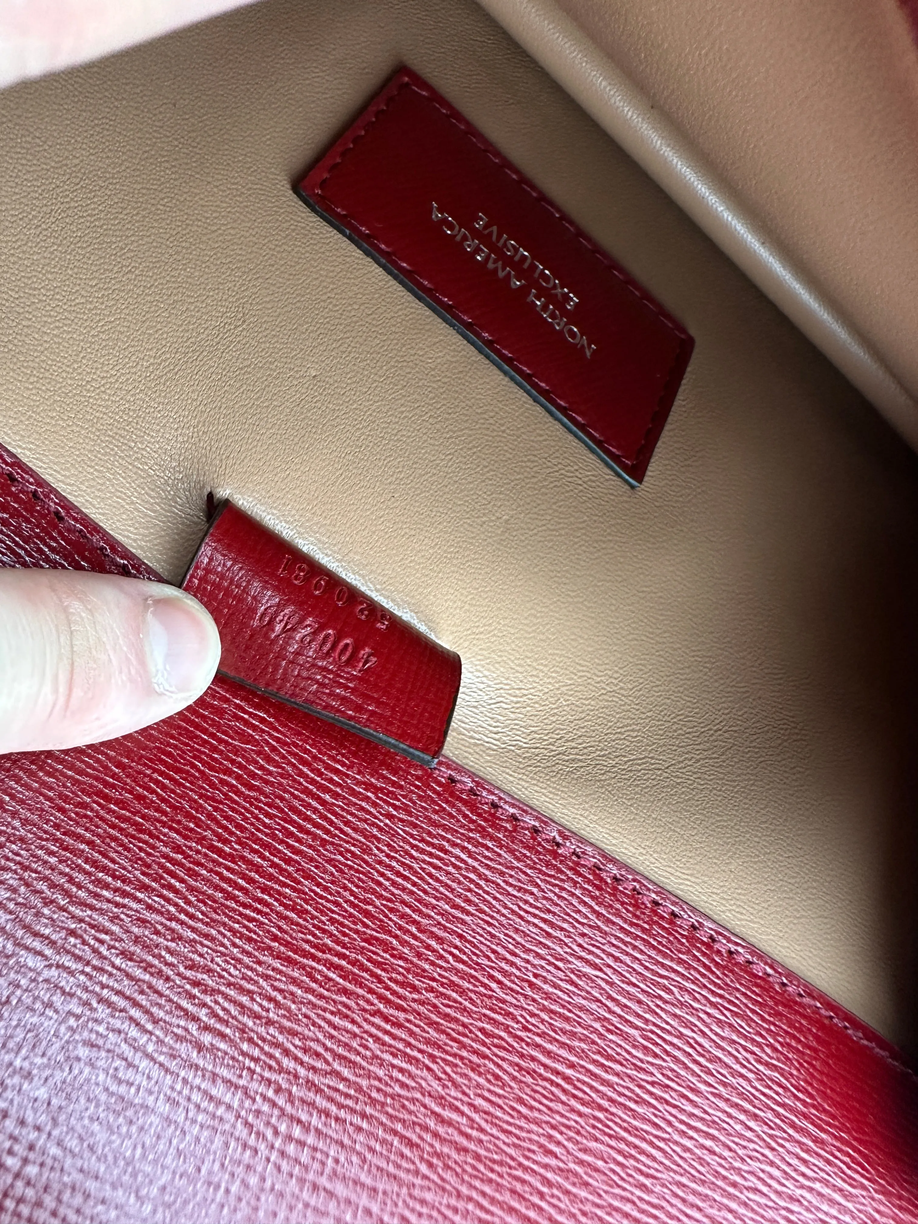 Gucci Small Dionysus Shoulder Bag in Ivory and Blue with Red Trim