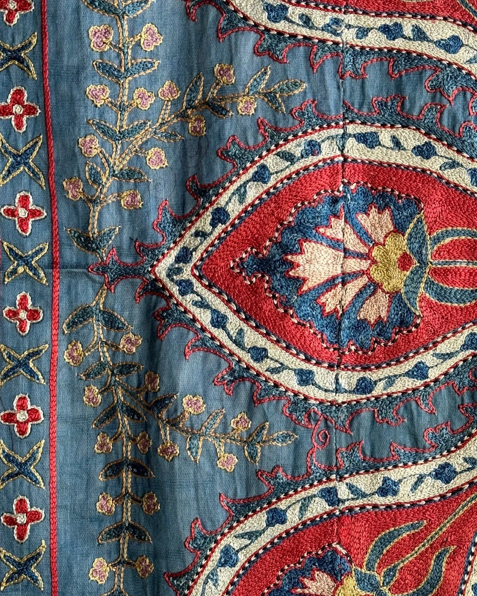 Hand Stitched All Silk Suzani (CSSU082324| ")