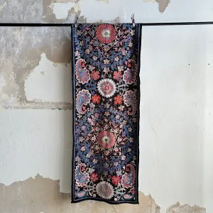 Hand Stitched All Silk Suzani (CSSU240722 | 27 x 90 1/2")