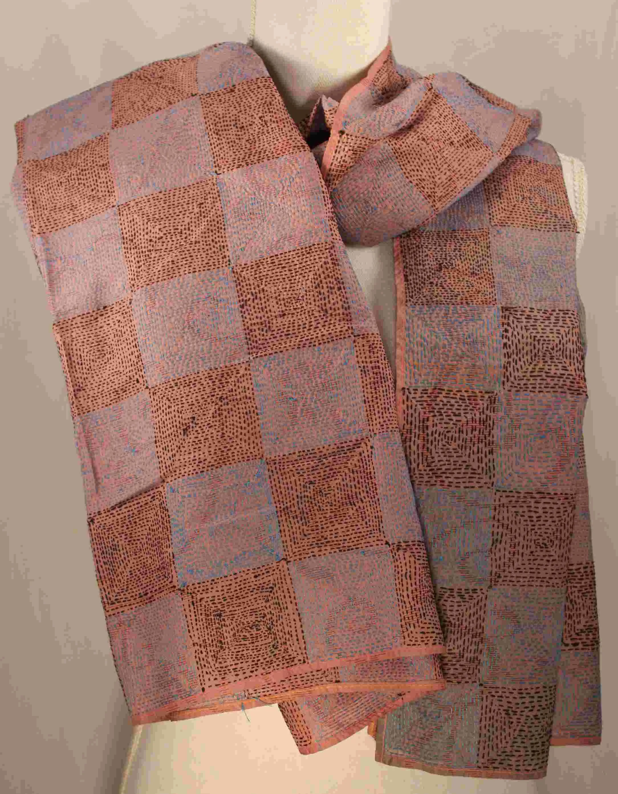 Hand-stitched Silk Scarf