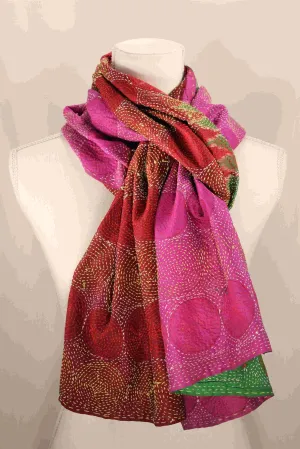 Hand-stitched Silk Scarf
