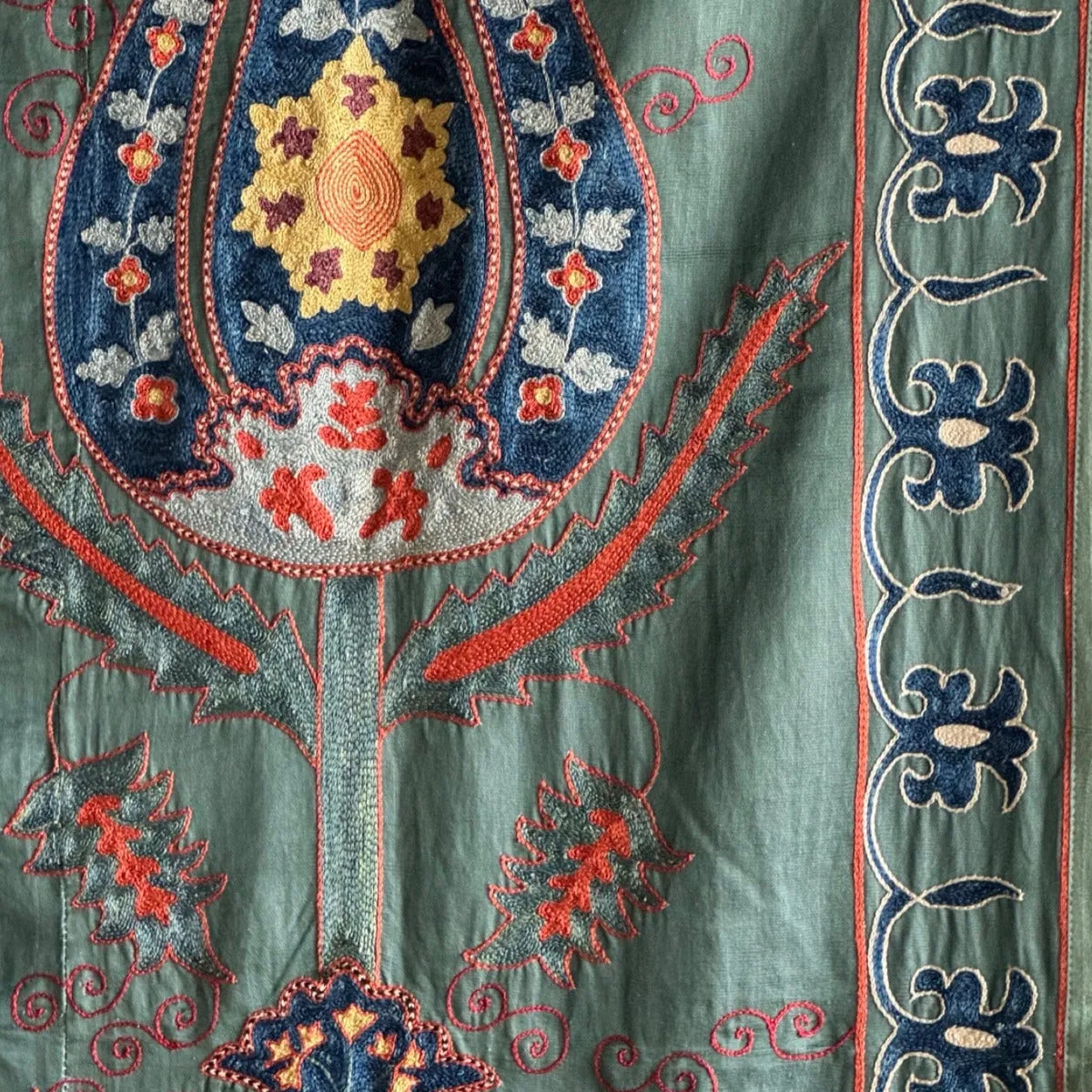 Hand Stitched Suzani (CSSU011024 | 64 x 88")