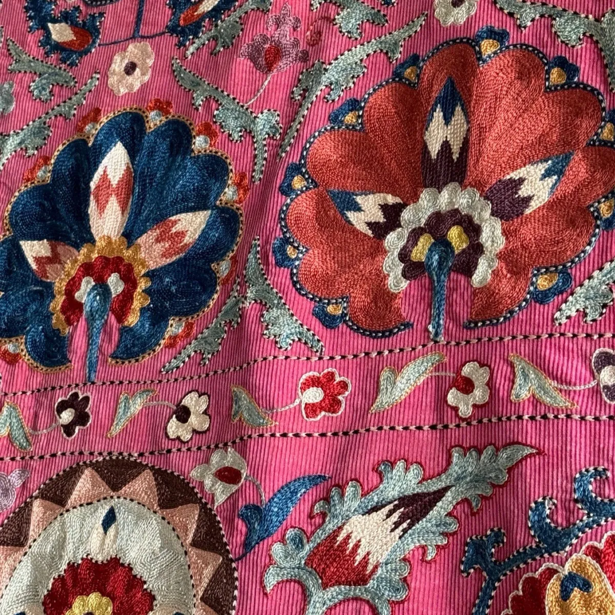 Hand Stitched Suzani (CSSU011624 | 64 X 90")