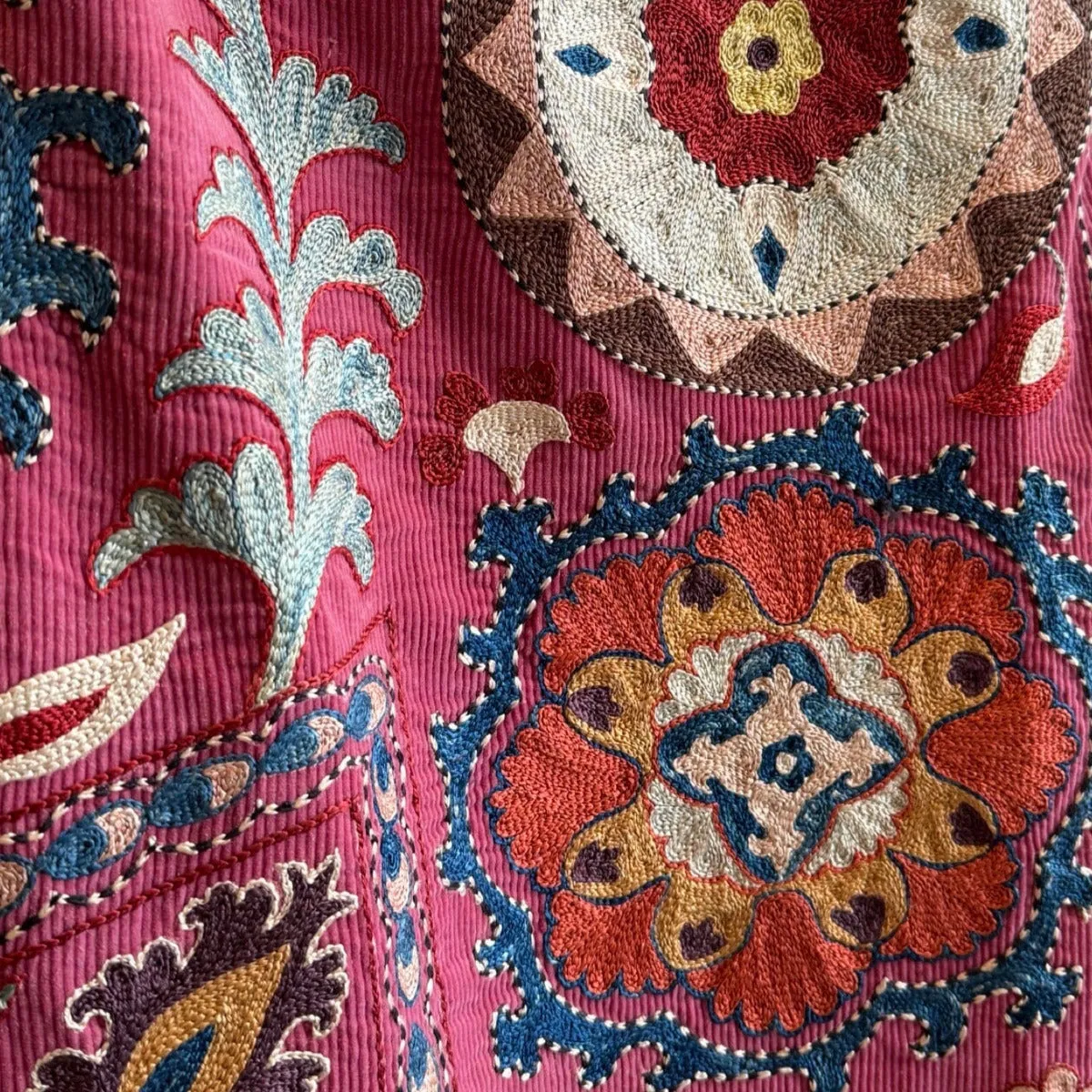 Hand Stitched Suzani (CSSU011624 | 64 X 90")
