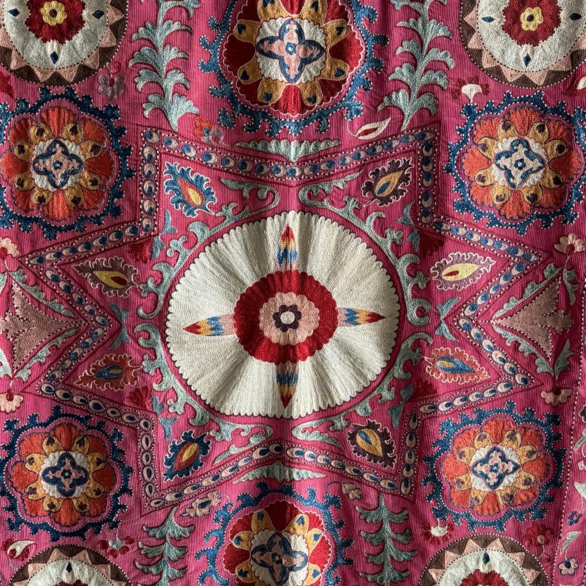 Hand Stitched Suzani (CSSU011624 | 64 X 90")
