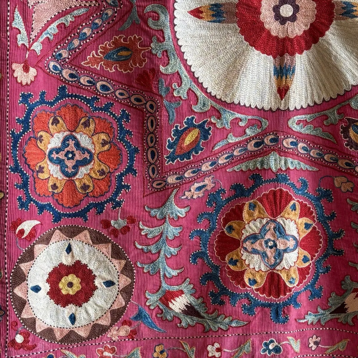 Hand Stitched Suzani (CSSU011624 | 64 X 90")