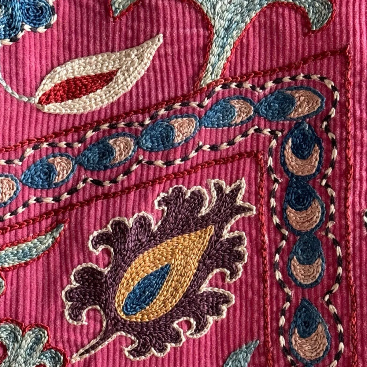 Hand Stitched Suzani (CSSU011624 | 64 X 90")