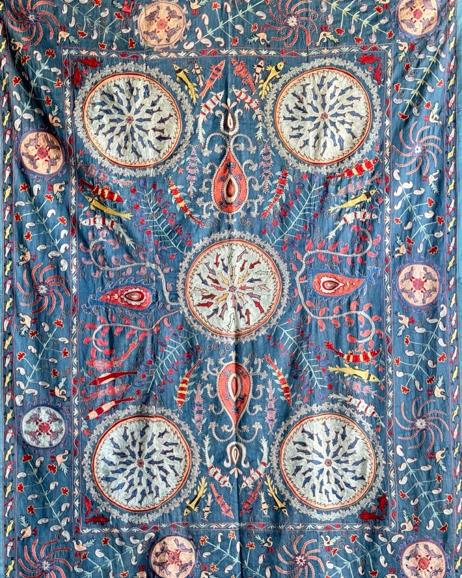 Hand Stitched Suzani (CSSU084324 | 63 x 82")