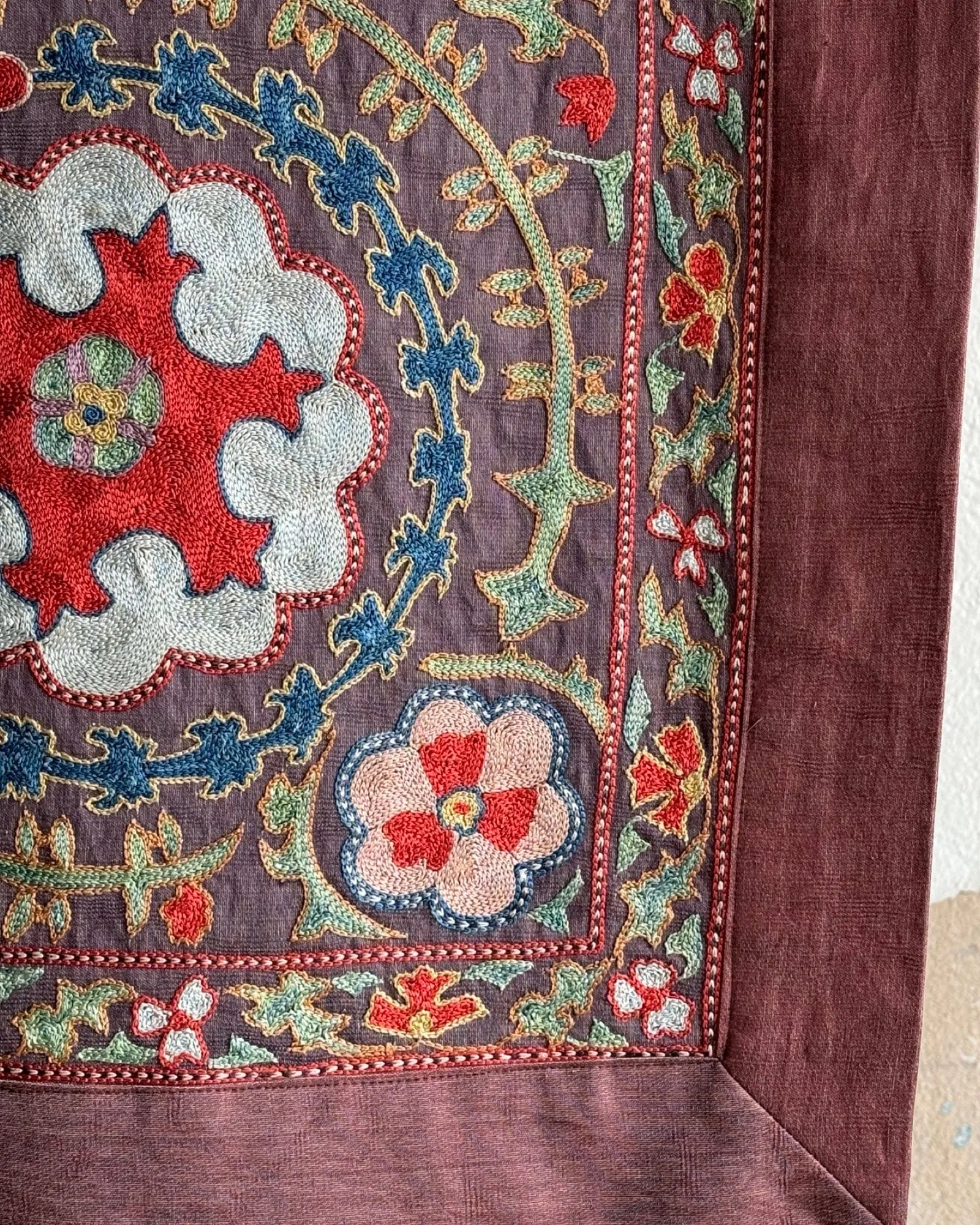 Hand Stitched Suzani (CSSU084424 |  64x79.5")
