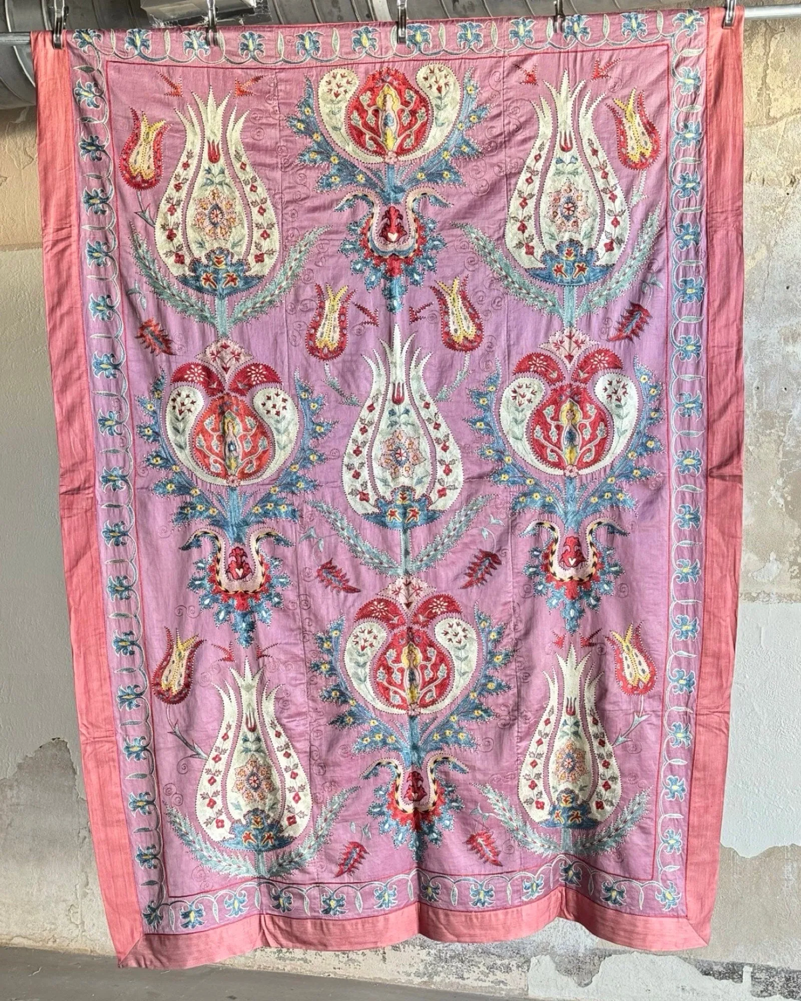 Hand Stitched Suzani (CSSU085124 |64x86")