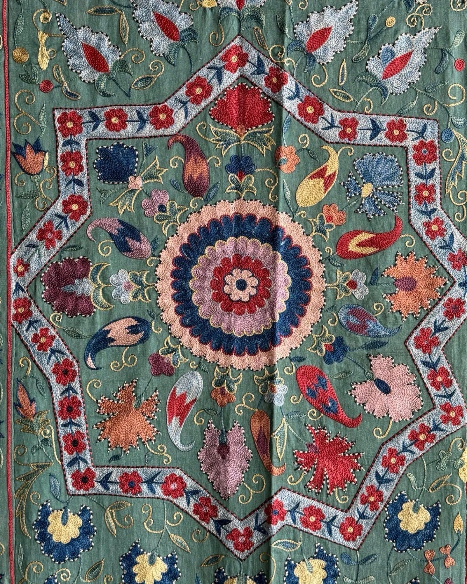 Hand Stitched Suzani (CSSU085924 |  65.5 x 94")
