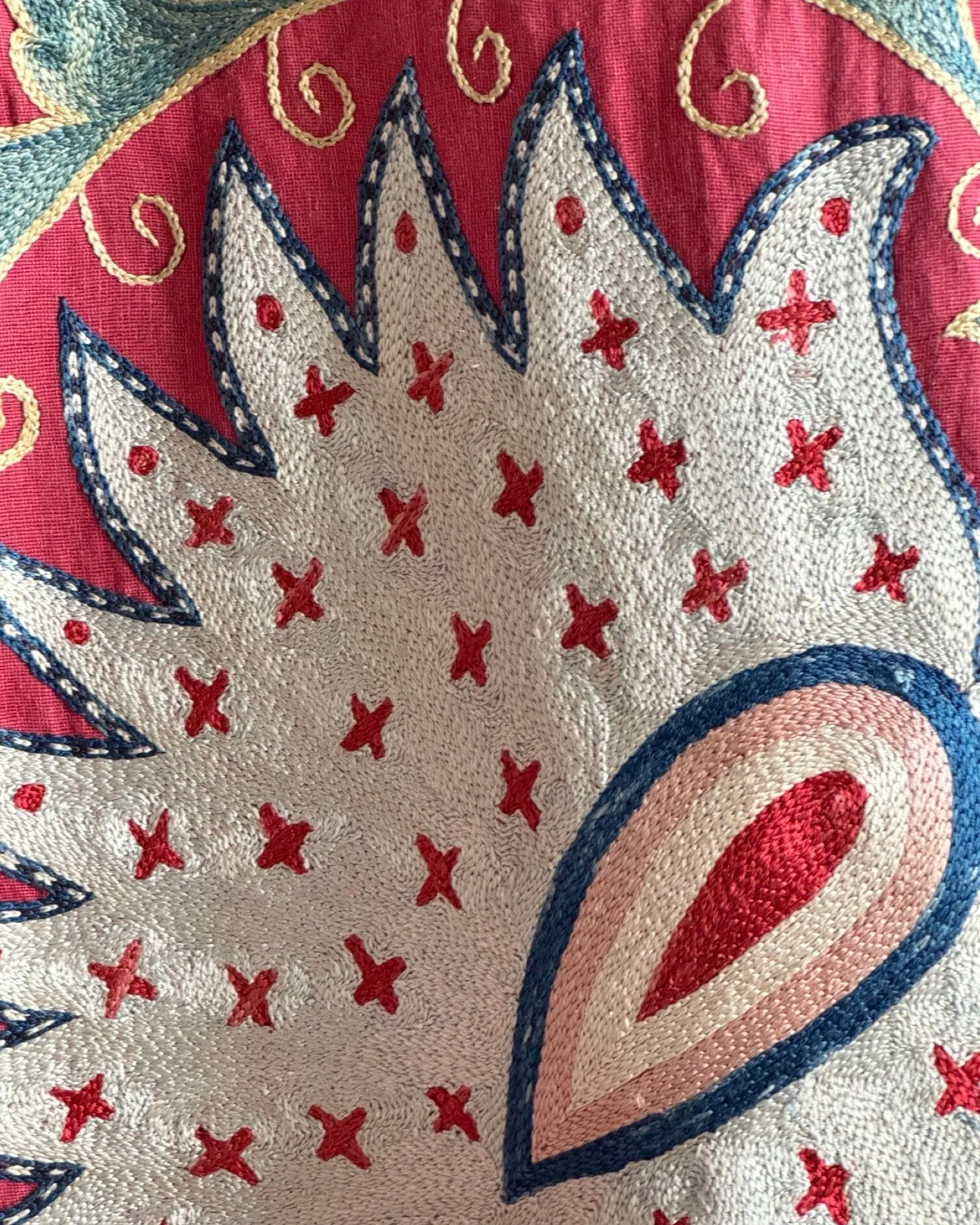 Hand Stitched Suzani (CSSU087324 | 84 x 108")