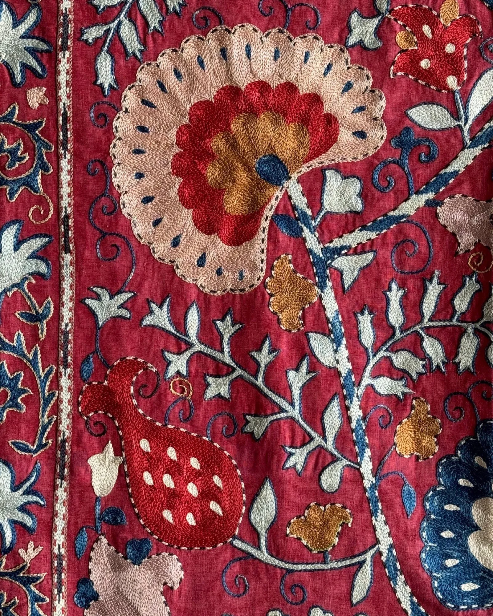 Hand Stitched Suzani (CSSU087324 | 84 x 108")