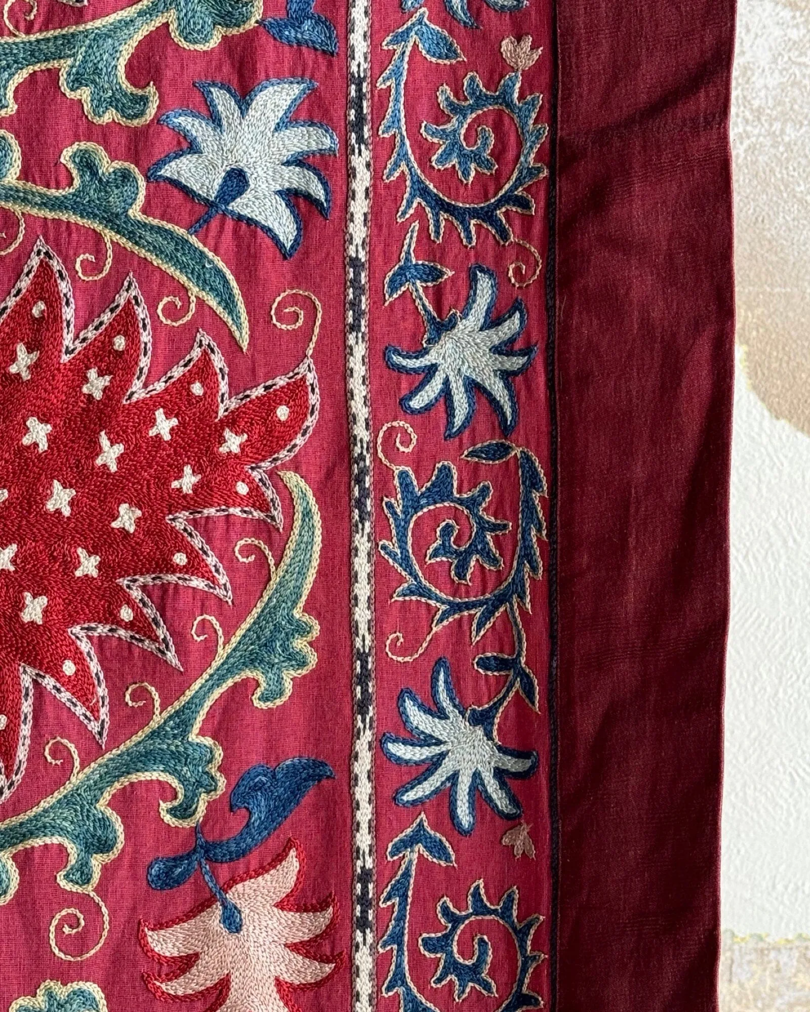 Hand Stitched Suzani (CSSU087324 | 84 x 108")