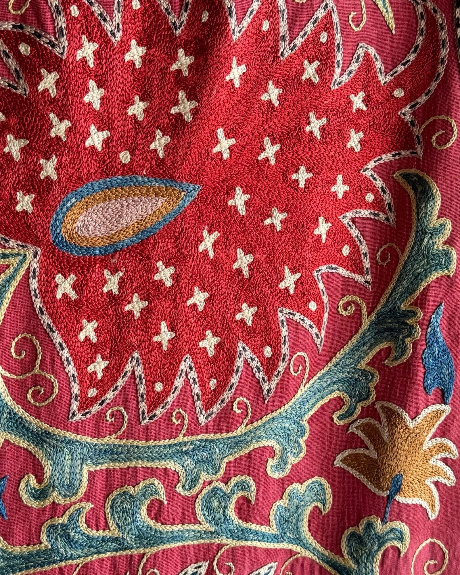 Hand Stitched Suzani (CSSU087324 | 84 x 108")