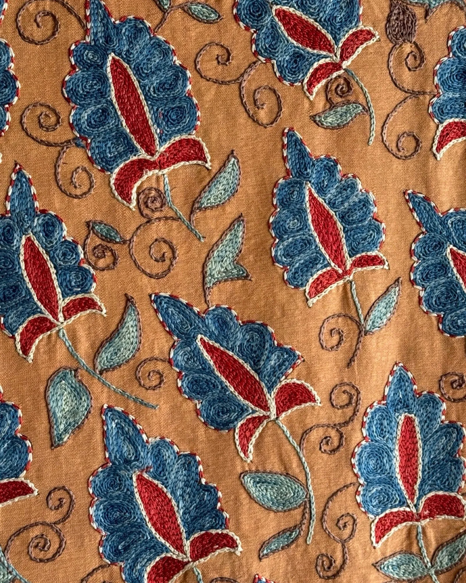Hand Stitched Suzani (CSSU087724 |  84 x 105")
