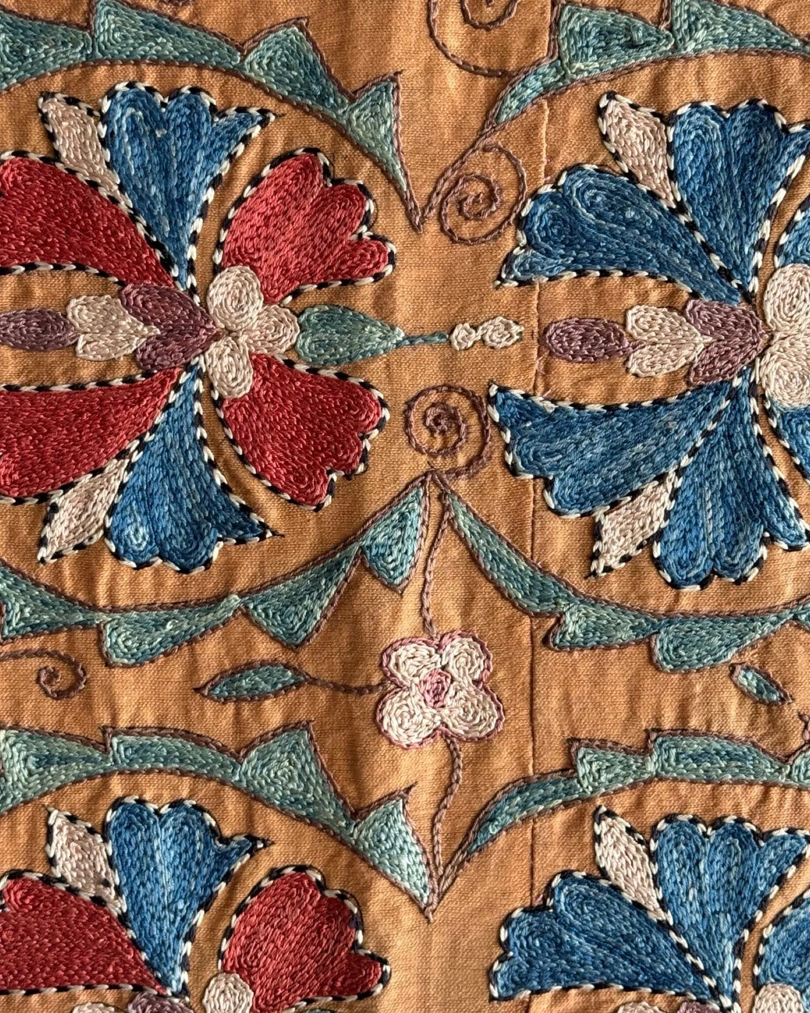 Hand Stitched Suzani (CSSU087724 |  84 x 105")
