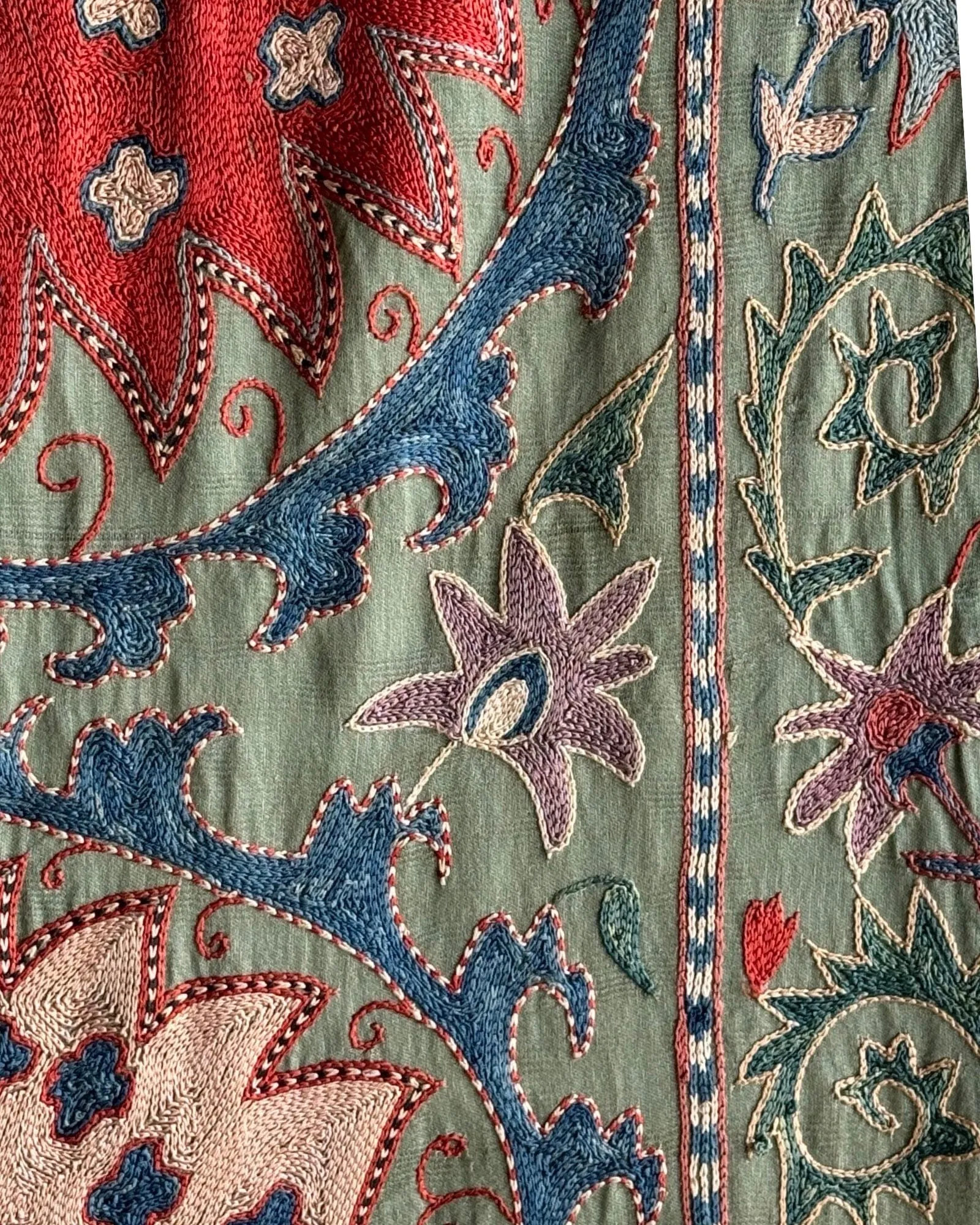Hand Stitched Suzani (CSSU088124 | 84 x 109")