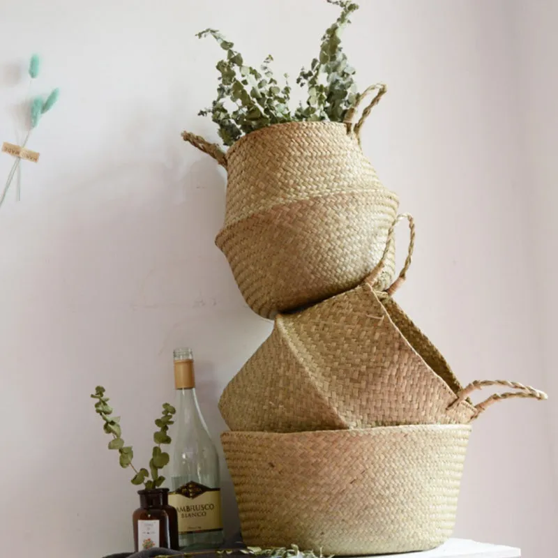 Handmade Bamboo Storage Baskets